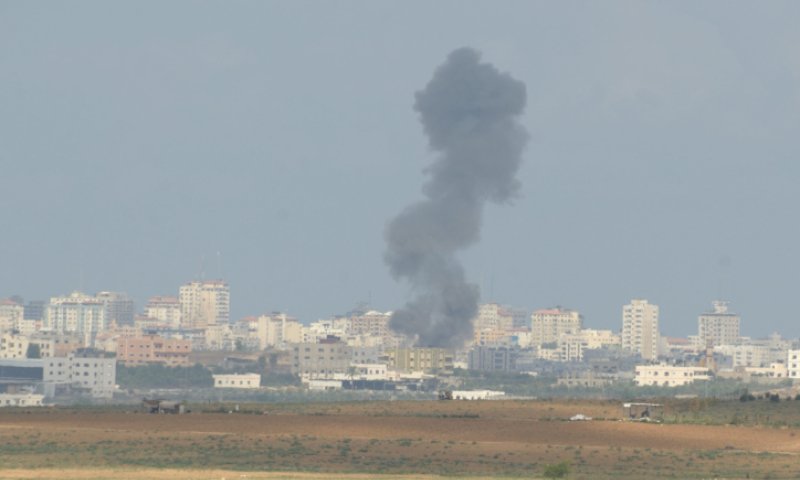 צה"ל תקף יעדים של חמאס בעזה. צפו בתיעוד