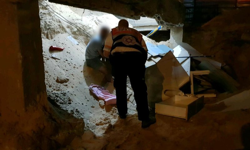 רשל"צ: 3 פצועות לאחר שרצפת בניין קרסה