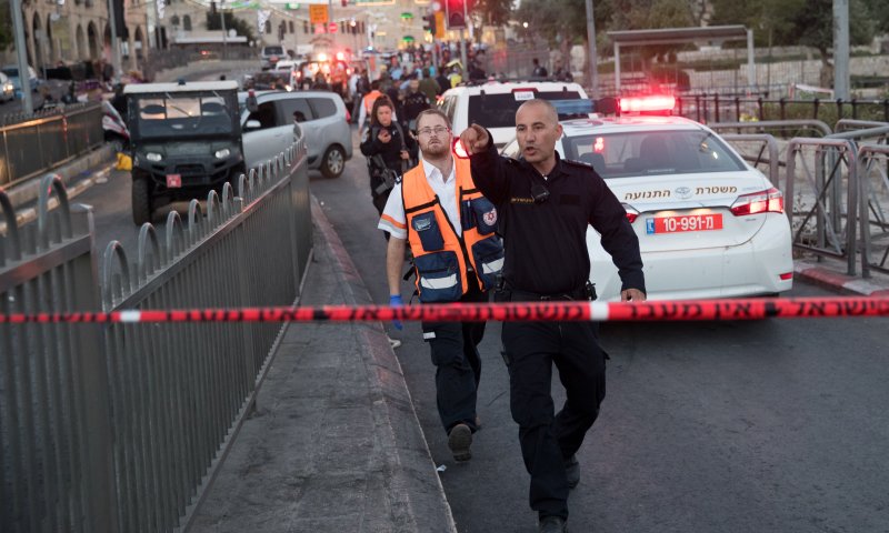 ניסיון פיגוע דקירה בירושלים, המחבל נתפס