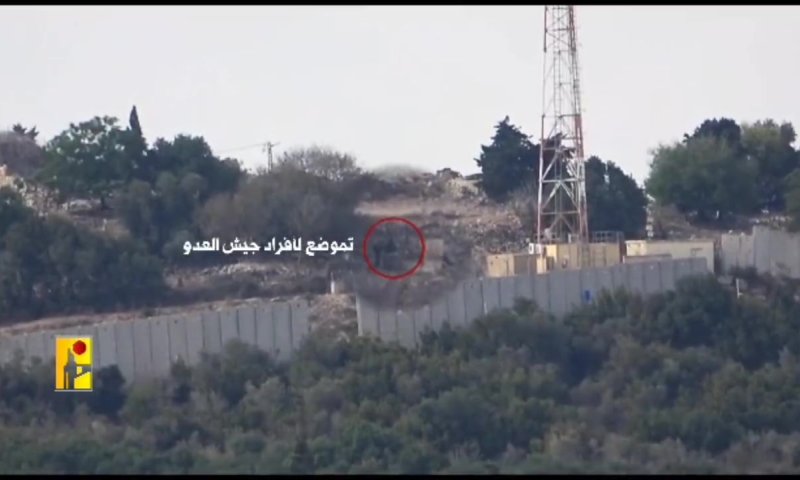 חיזבאללה מפרסם תיעוד של ירי הטיל לעבר ישראל