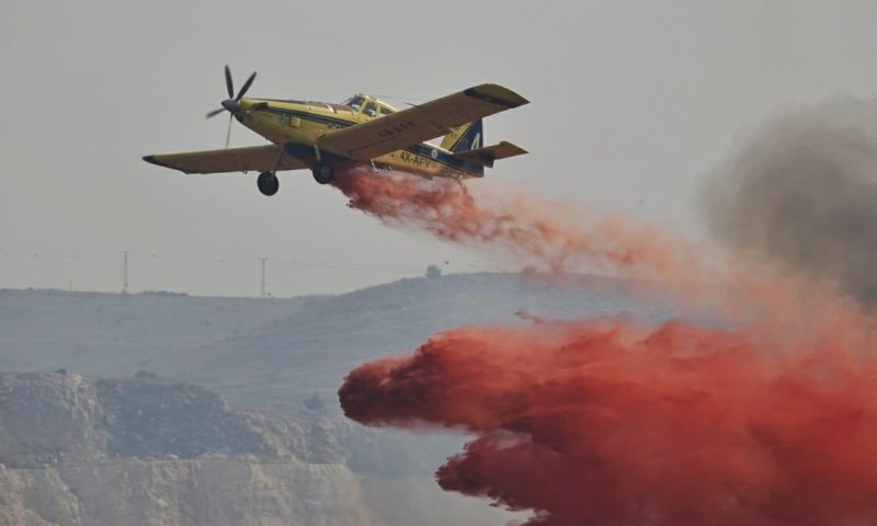 גל שריפות בכל הארץ; צוותי כיבוי נאבקים בלהבות. צפו
