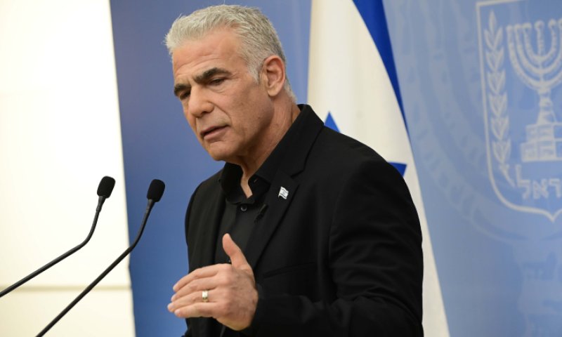 יאיר לפיד: כך מדינת ישראל תיראה עוד שנה מהיום