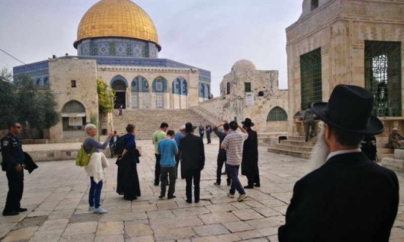 לראשונה אחרי 20 שנה, הרב מלמד עלה להר הבית