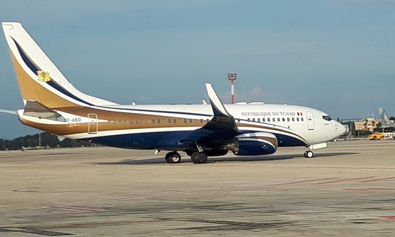 נשיא צ'אד אידריס דבי נחת בישראל