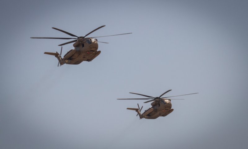 מסוק צה"ל ביצע נחיתת חירום בעקבות תקלה