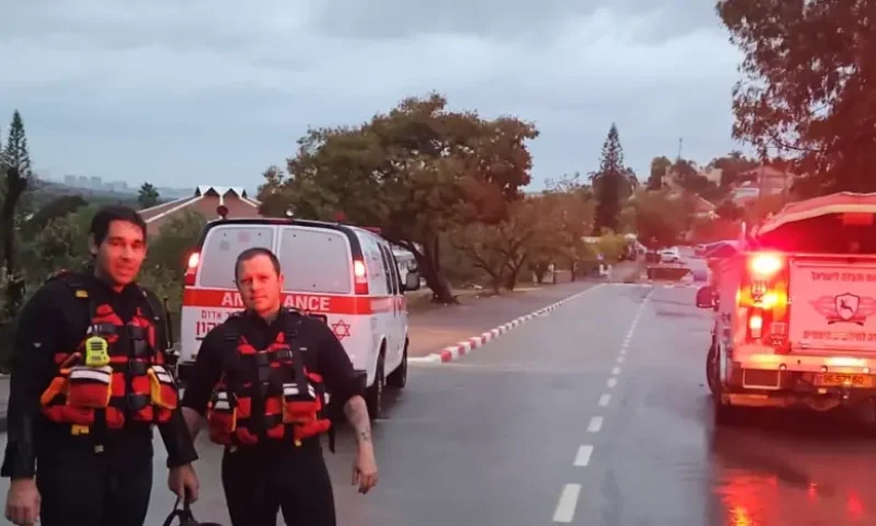 בעקבות מזג האוויר: 10 משפחות פונו בשומרון