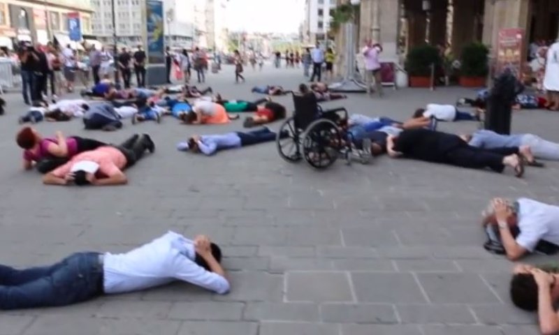 צפו: אזעקת צבע אדום במרכז וינה