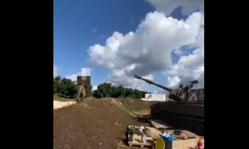 אירוע חמור: חיילת עמדה קרוב לתותח ועפה מההדף. צפו