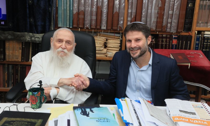 אין פריצת דרך: סמוטריץ' נועד עם הרב דרוקמן