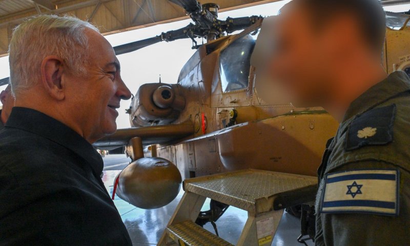 נתניהו לטייסים: "התייצבנו יחד, נילחם כתף אל כתף"