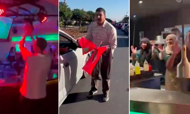 ריקודים ושאגות במטבח: כך חגגו המרוקאים את ה-2:0