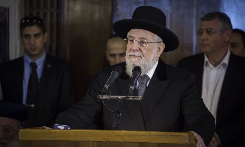 הרב לאו: "אני מרגיש מעולה, אין לי תסמינים"