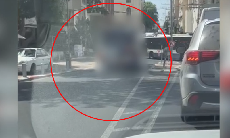 תועד נוסע נגד כיוון התנועה בבני ברק &ndash; ואיבד את הרישיון