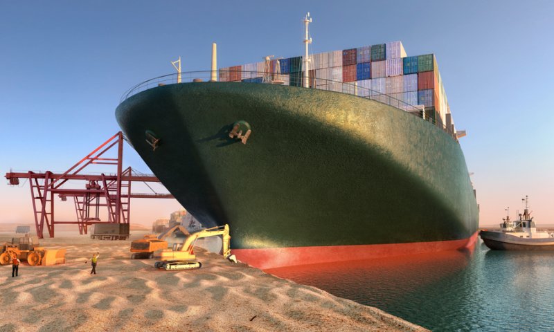 אחרי החילוץ: התנועה בתעלת סואץ חזרה