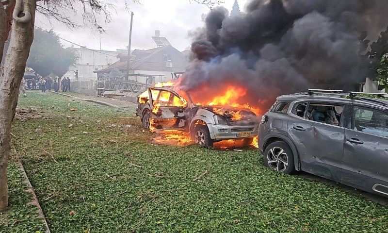 8 רקטות נורו מלבנון למרכז, 6 פצועים מנפילות בפתח תקווה