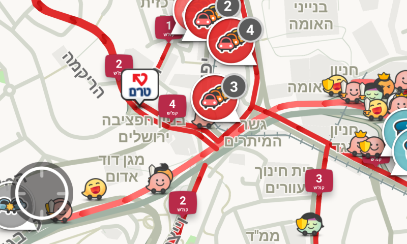 סיוט לנהגים בירושלים: פקקי ענק בכניסה לעיר