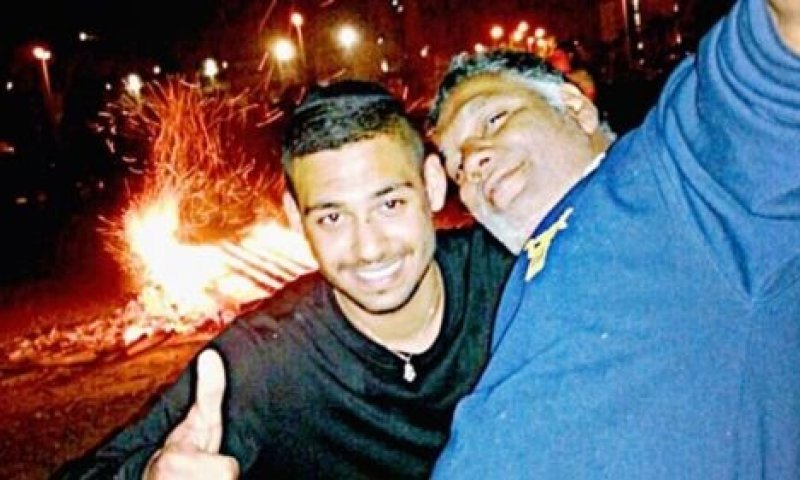 הנרצחים בפיגוע בחווארה: שי ניגרקר ובנו אביעד