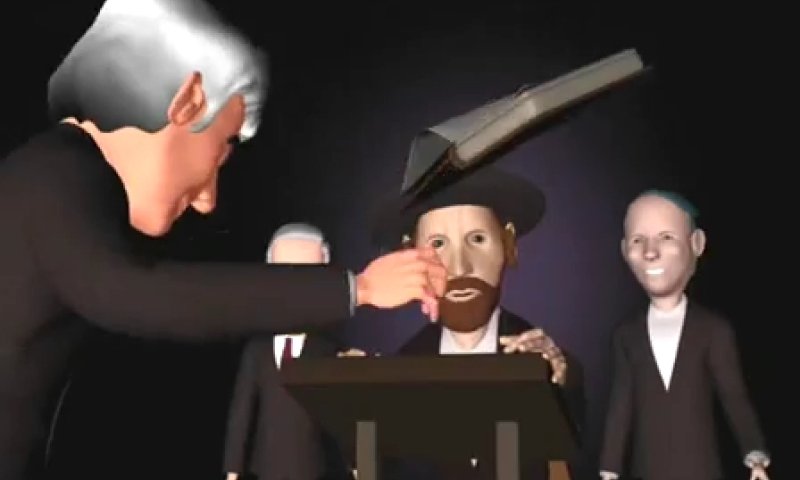 סרטון הסתה: בנט, לפיד ונתניהו מתעללים באברך חרדי