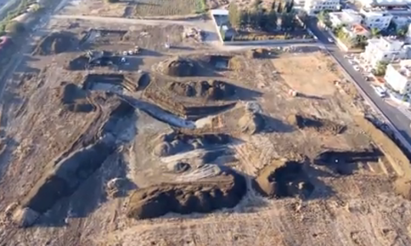 בשרון נחשף אתר שמתוארך מלפני בריאת העולם