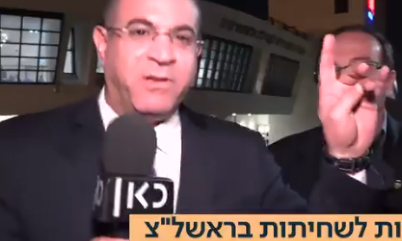 בשידור חי&bull;מבוכה ב'כאן 11': 'תשאל את זה אחר כך". צפו