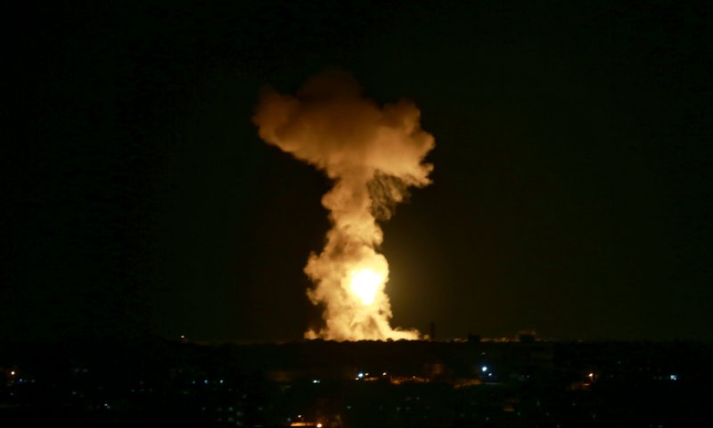 כלי טיס של צה"ל תקפו חשודים בגדר הרצועה