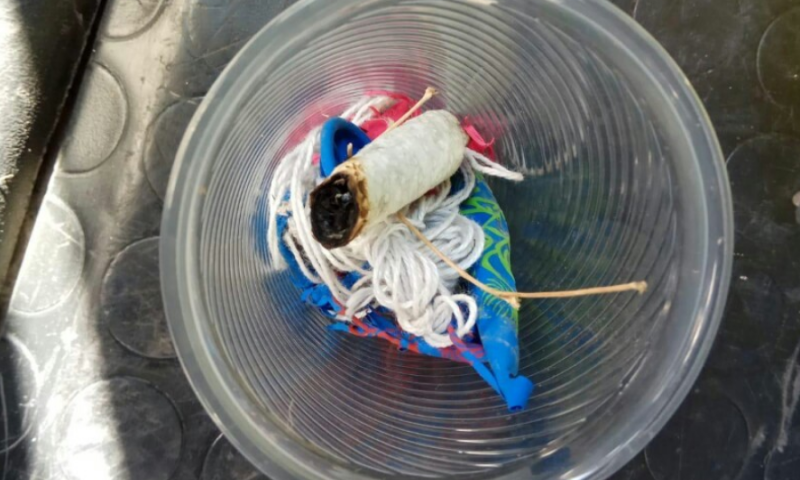 יום שלישי ברציפות: בלון תבערה אותר בירושלים