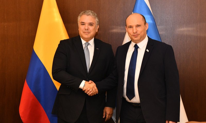 נשיא קולומביה הזמין את בנט: יחסים חזקים מאי פעם