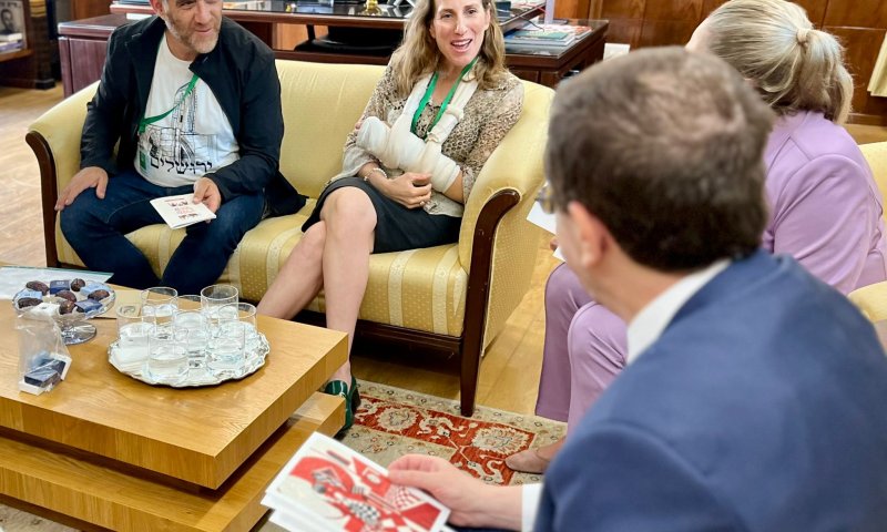 הנשיא הרצוג נפגש עם משפחת שפירא: "אצילות נפש שאין כמותה"