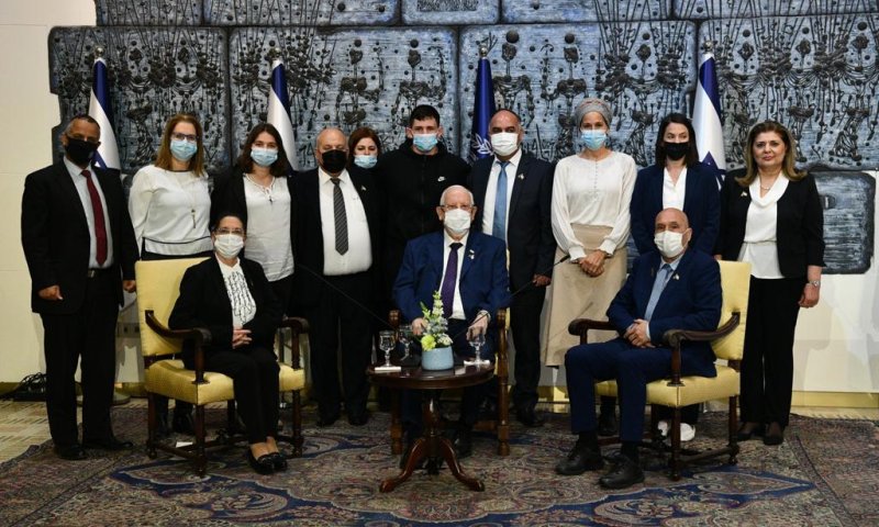 הנשיא עם משפחות שכולות: "שיעור גדול באומץ"