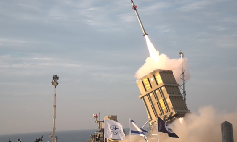 צפו: עוד שלב בניסוי בגרסה המתקדמת של כיפת ברזל