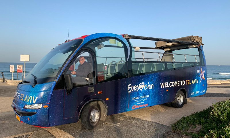 יסע בשבת? תל אביב משיקה אוטובוס ייחודי לאירוויזיון