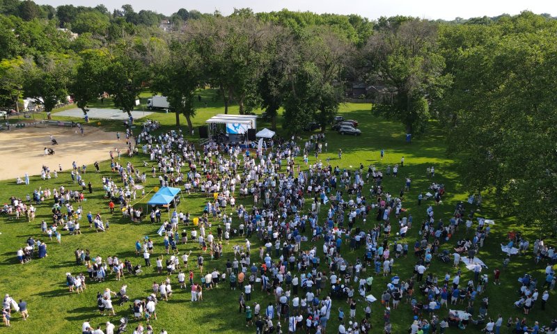 ארה"ב: דגלי חמאס ומהומות בעצרת תמיכה בישראל