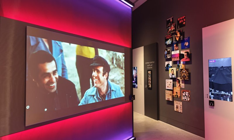 יהורם גאון: "זכיתי שהתערוכה הזאת נעשתה בימיי"