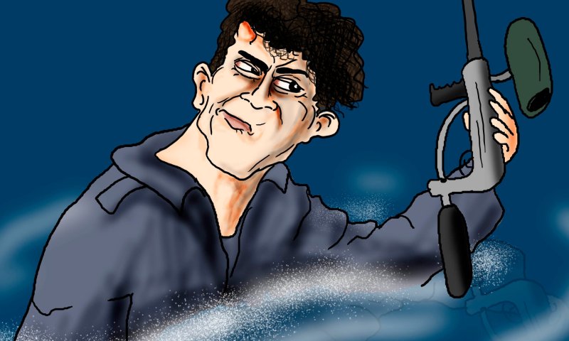 הקריקטורה היומית של אור רייכרט: פיינטבול &ndash; נשק צה"לי חדש