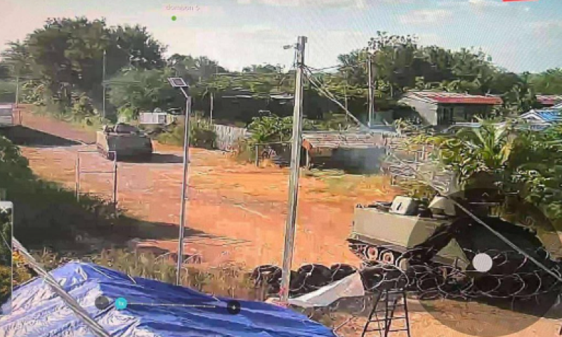 דרמה באסיה: טנקים וכוחות תאילנדים פולשים לקמבודיה