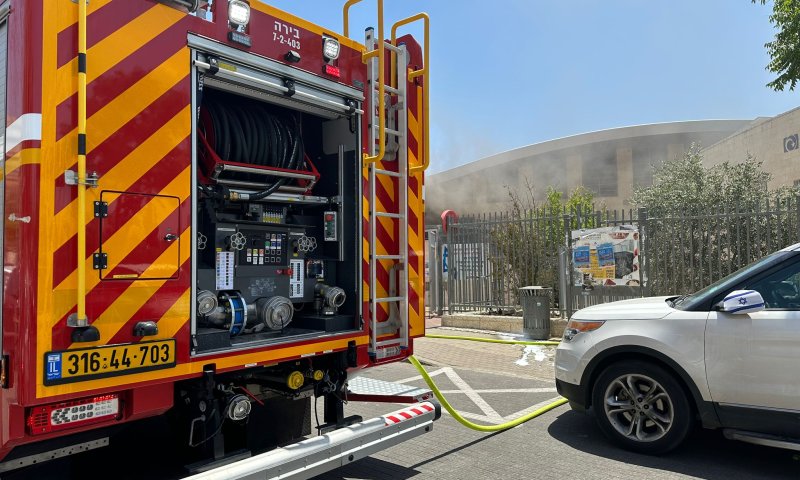 שריפה בבית ספר בהר חומה: התלמידים פונו