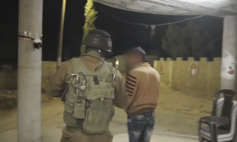 צפו: כך עצר כוח צה"ל את אחיו של רוצח הלל אריאל הי"ד