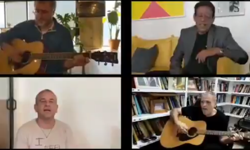 צפו: מגל ושות' בניגון בזום והפעם עם שחקן חיזוק