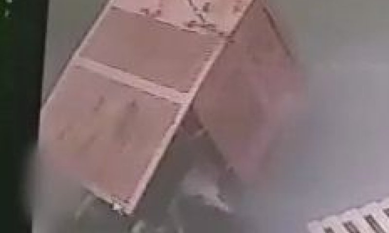 קשה לצפיה: נערות נופלות ממלגזה ומתרסקות מגובה