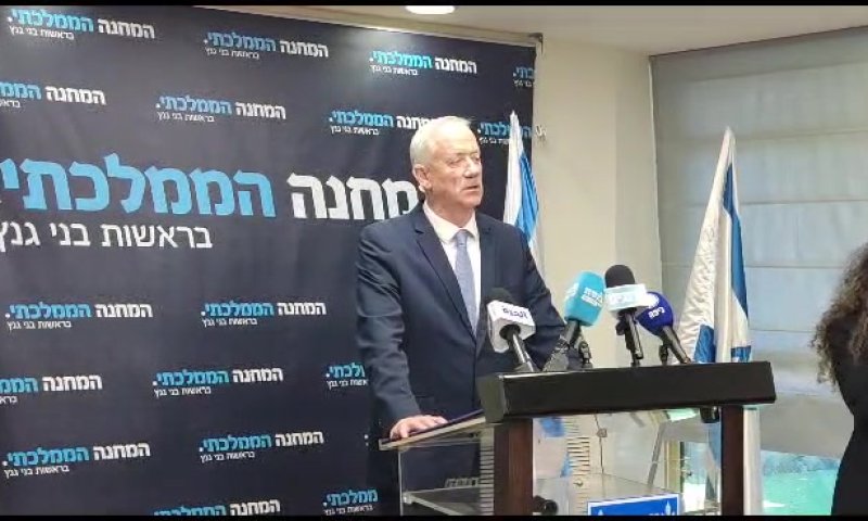 גנץ: "נתניהו הפך לפוליטיקאי חסר מעצורים"