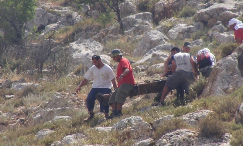 חייל נפצע מידויי אבנים &ndash; תלמידי המכינה נחלצו לעזרה