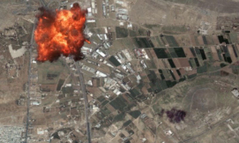 צפו: כך הושמדו משגרים רגע לפני ירי טילים לישראל