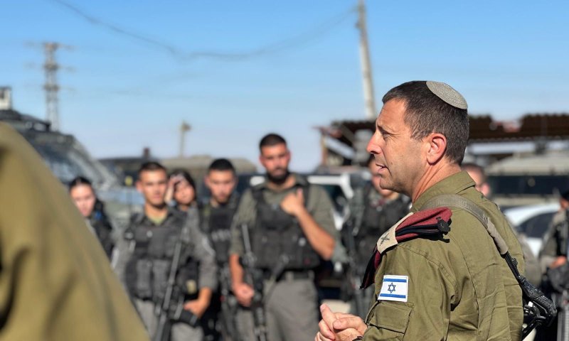 מפקד פיקוד מרכז: "לא נקבל מצב בו פורעי חוק מערערים את יו"ש"