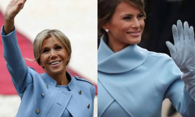 אופס: כשהאישה החדשה של צרפת מעתיקה ממלניה