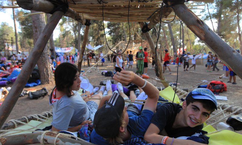 למרות החום הקיצוני מחנות הקיץ מתקיימים כרגיל