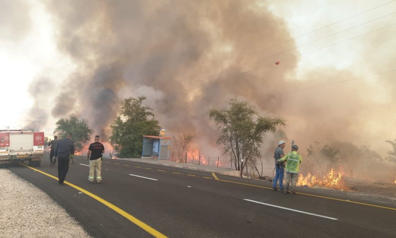 לאחר שעות ארוכות: הושגה שליטה על השריפה בצפון