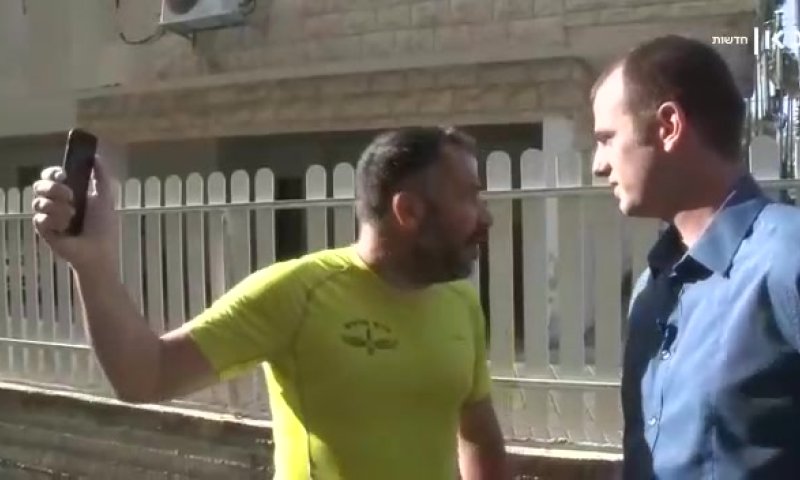 רק נבחר; ראש עיריית טבריה השתולל מול המצלמה