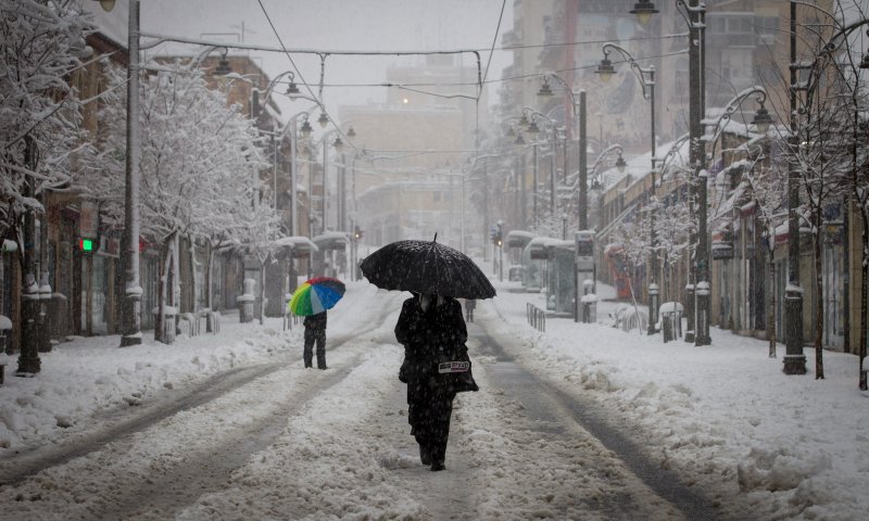 התחזית: ט"ו בשבט לבן; ממחר שלג בירושלים