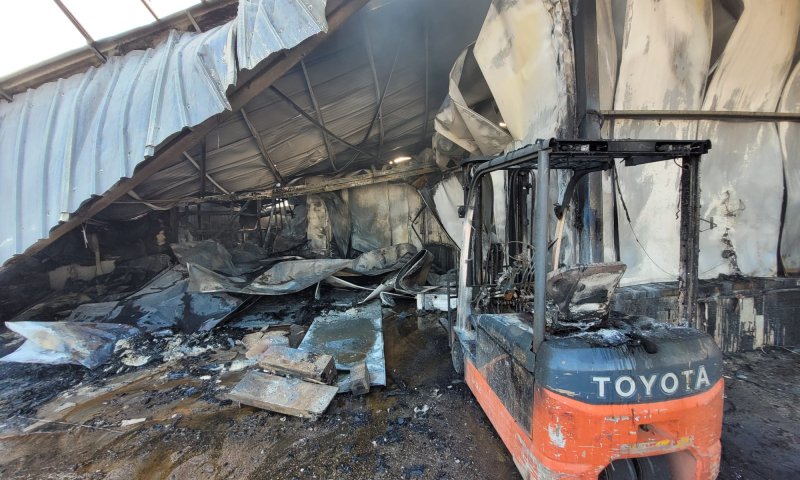 ביום כיפור: פורעים הציתו משק ישראלי בישוב מחולה