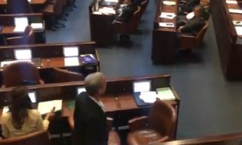 צפו: הח"כ כינה את תורת הרב קוק גזענית;ח"כים נטשו